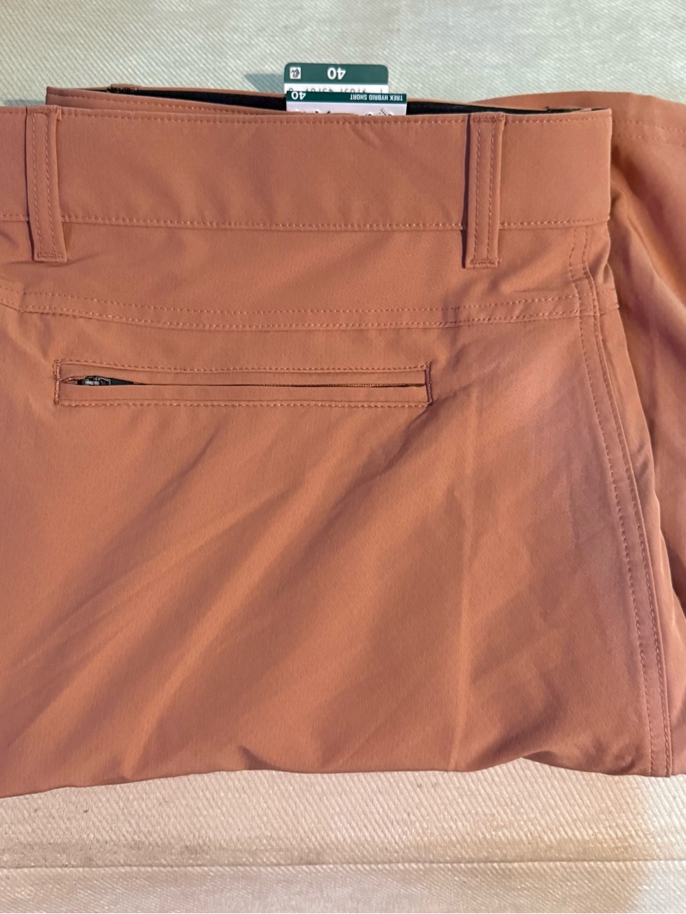 Hurley Trek Hybrid Shorts in Rust Orange